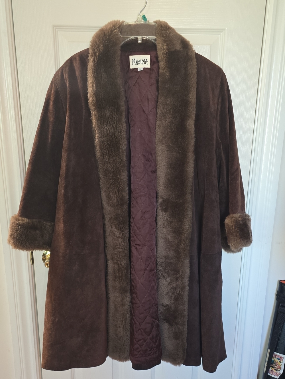 Maxima Penny Lane Suede Coat